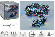 Valetti Microcluster 1200LED Multi 24mtr Christmas tree lighting