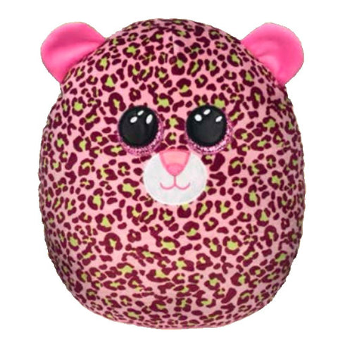 TY Squish-A-Boos Plush - LAINEY the Leopard - 10 inch