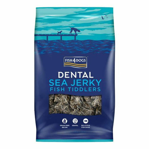 Fish4dogs DENTAL SEA JERKY Fish Tiddlers snack