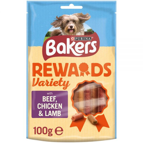 Bakers Rewards Chicken, Beef and Lamb 100g
