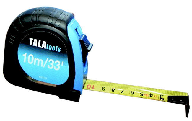 Tala 10m(33ft) Bi-Material Magnetic Short Tape