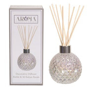 Clear Lustre Glass Reed Diffuser & 50 Rattan Reeds
