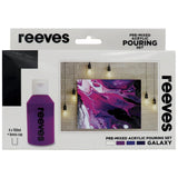 Reeves Pre-Mixed Acrylic Pour Paint 4 Pack Galaxy