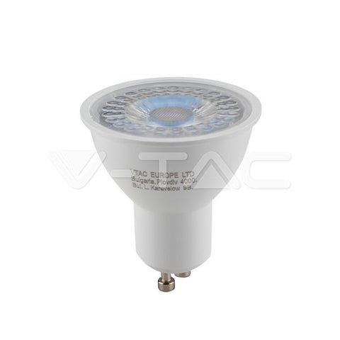 LED Spotlight SAMSUNG Chip GU10 5W White Plastic 3000K