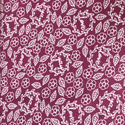 Purple floral fabric