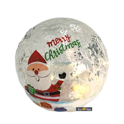 Christmas LED crackle Ball