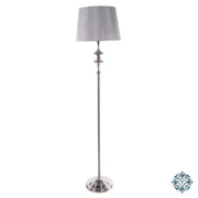 Mercury floor lamp satin silver 161cm