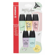 STABILO Highlighter  Boss Mini PastelLOVE BLISTER of 5 Assorted Colours