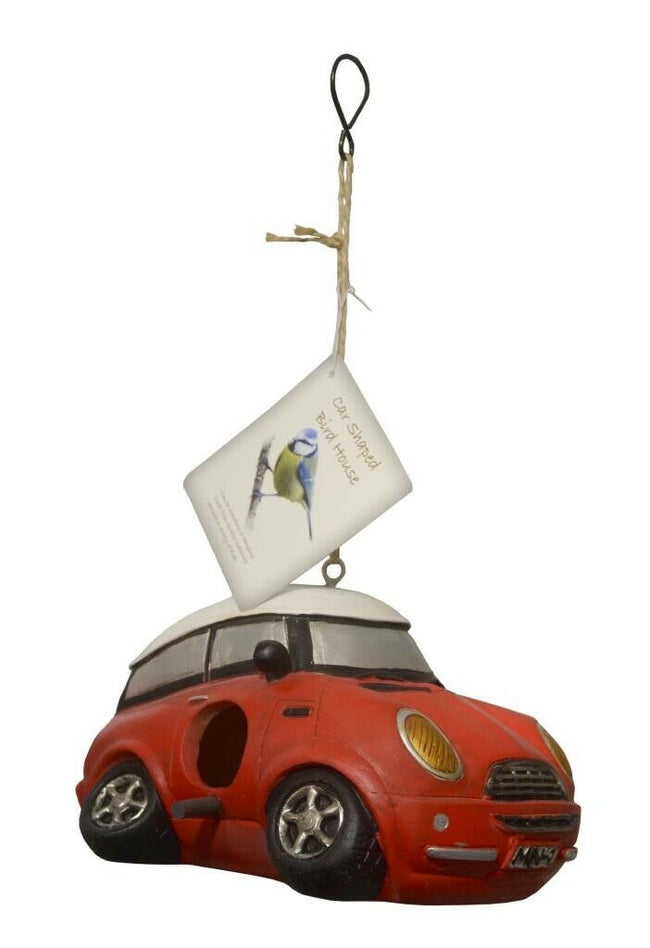 Hanging mini car bird house