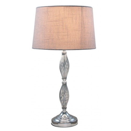 Value Wire Ball Table Lamp With Light Grey Shade