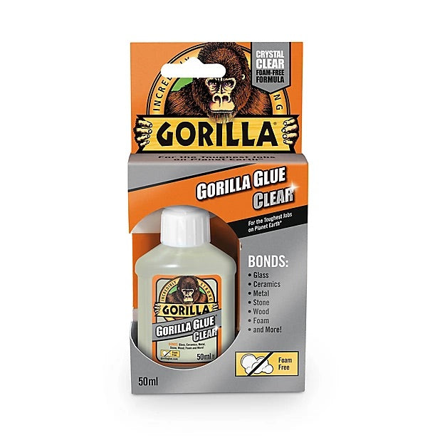 Gorilla Clear Liquid Glue, 50ml