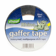 Ultratape Rhino Gaffer Tape Black 50mm x 50m