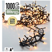 Micro-cluster 1000 Led 20M Christmas light Extra Warm White
