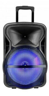 V-tac Soundor 15 Trolley Bluetooth Karaoke 50W LED RGB Telec. & Microphone