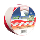 Ultratape Hazard Warning Tape 50mm x 33m Red/White