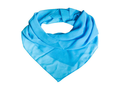 Long Silk Chiffon Scarf
