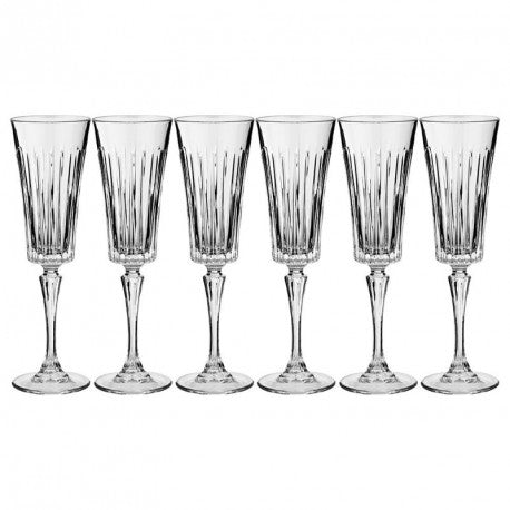 RCR Oasis Crystal Champagne Flutes Glasses, 160 ml