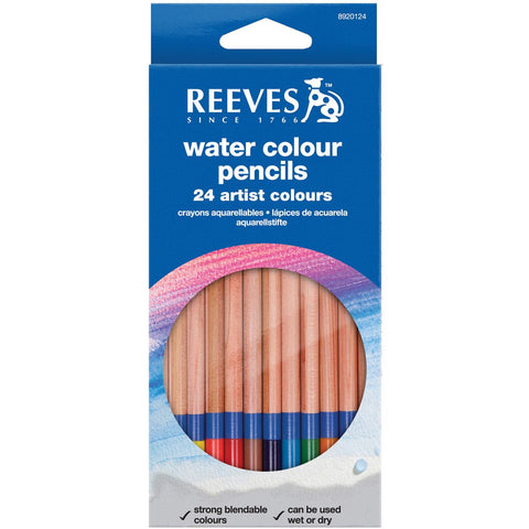 Reeves 24 Watercolour Pencils Set