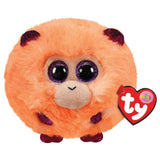 TY Puffies Coconut ORANGE MONKEY