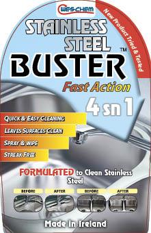 WES-CHEM STAINLESS STEEL BUSTER 750 ML SPRAY